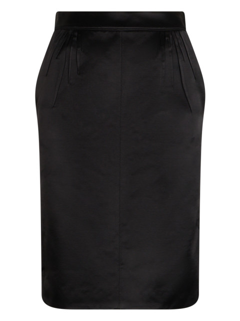 Fitted leather dress