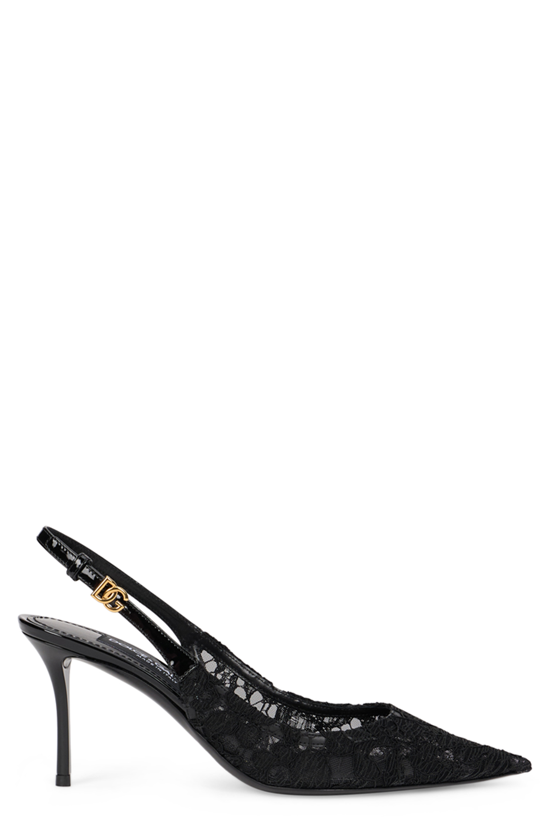 Lace slingback