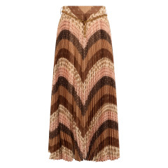 Long zigzag skirt