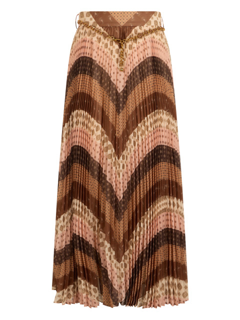 Long zigzag skirt