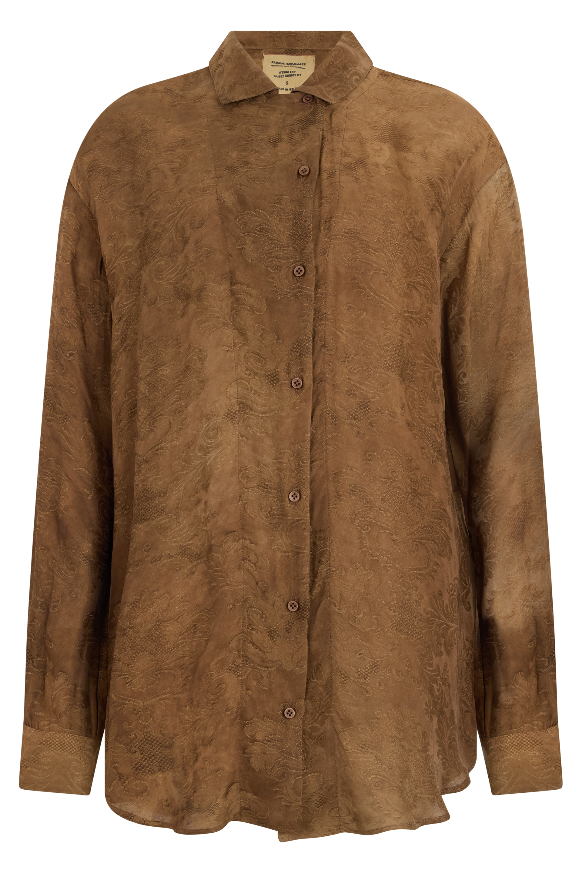 Shirt with paisley pattern