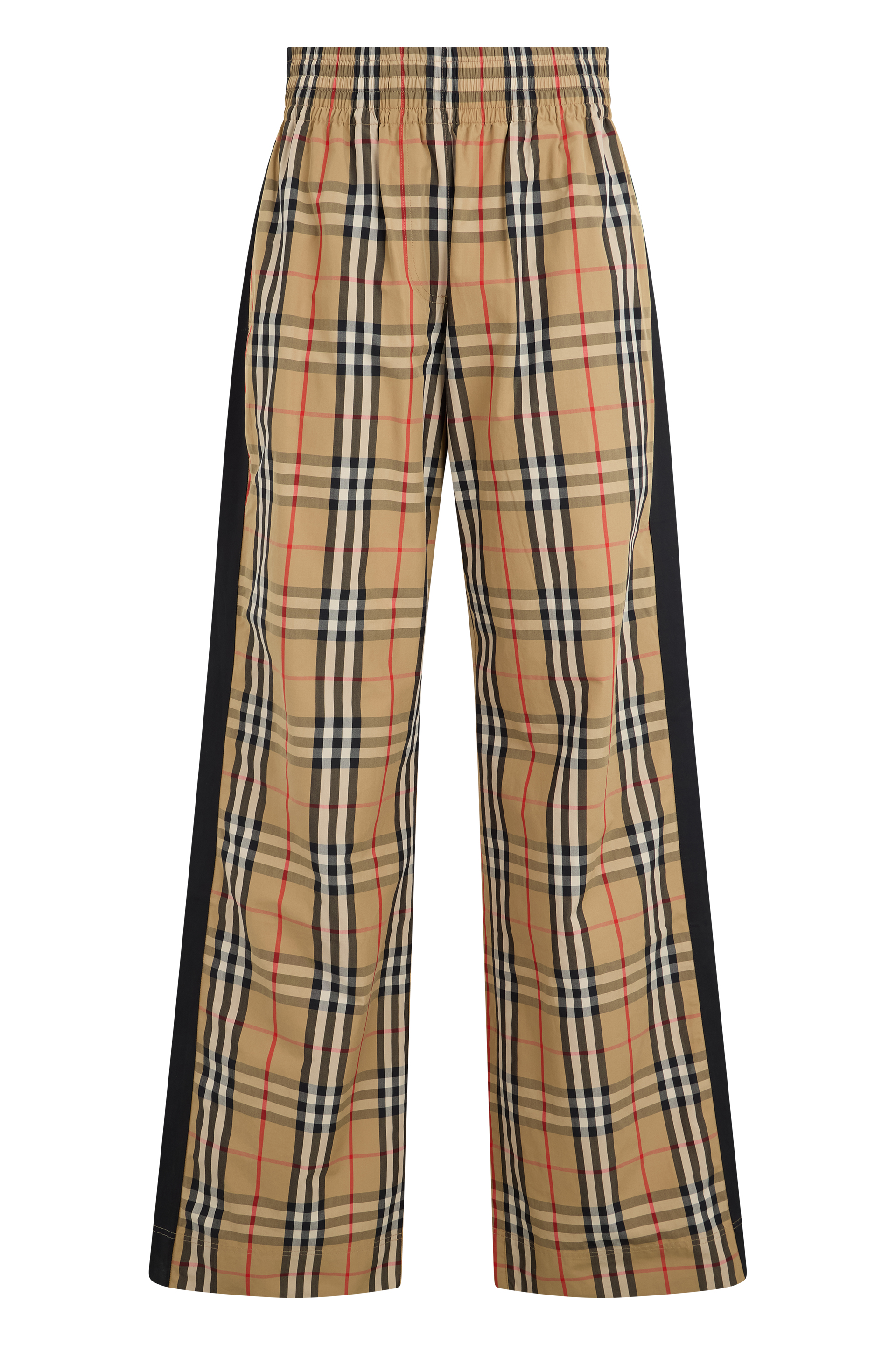 Plaid Palazzo trousers