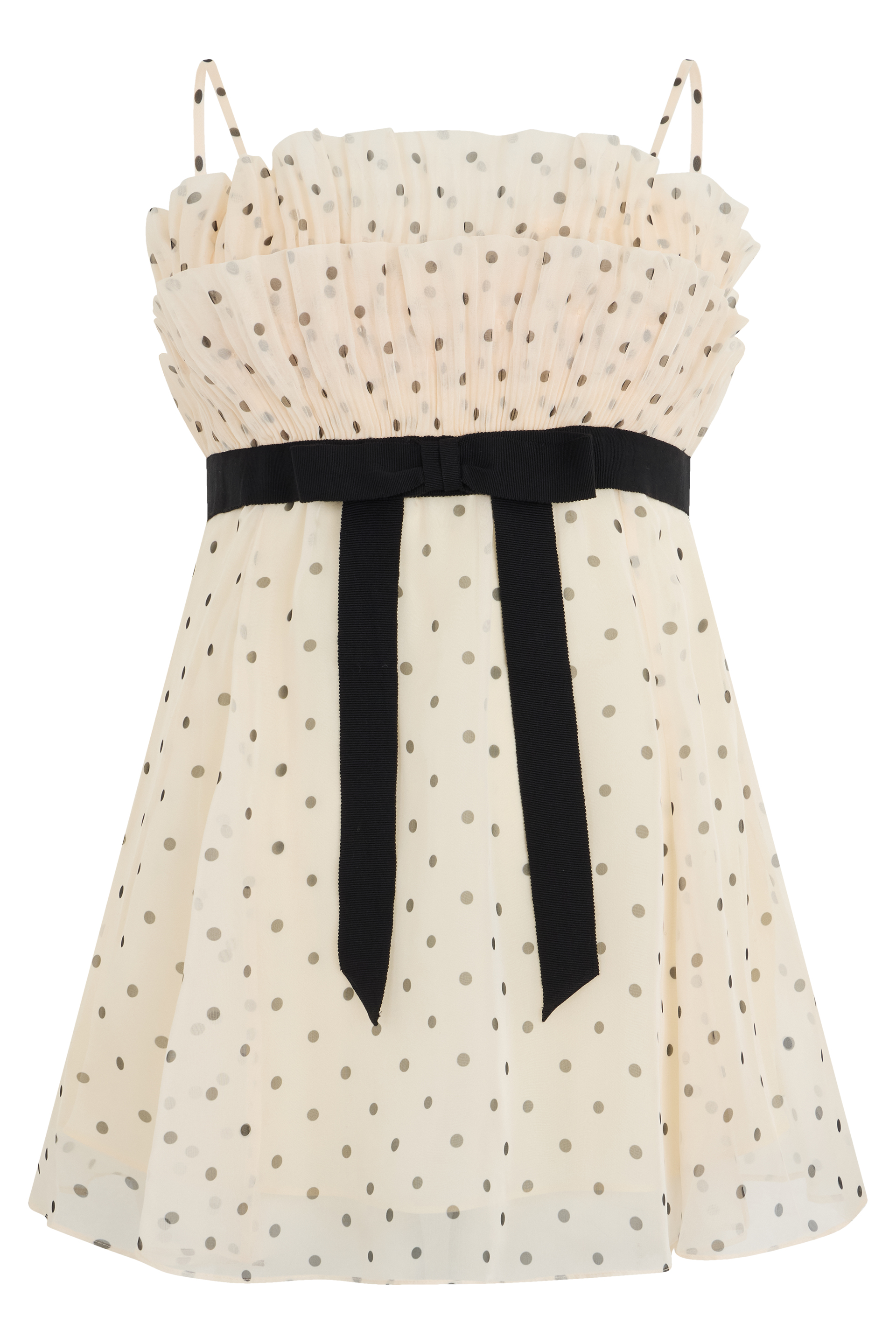 Flared dress with belt