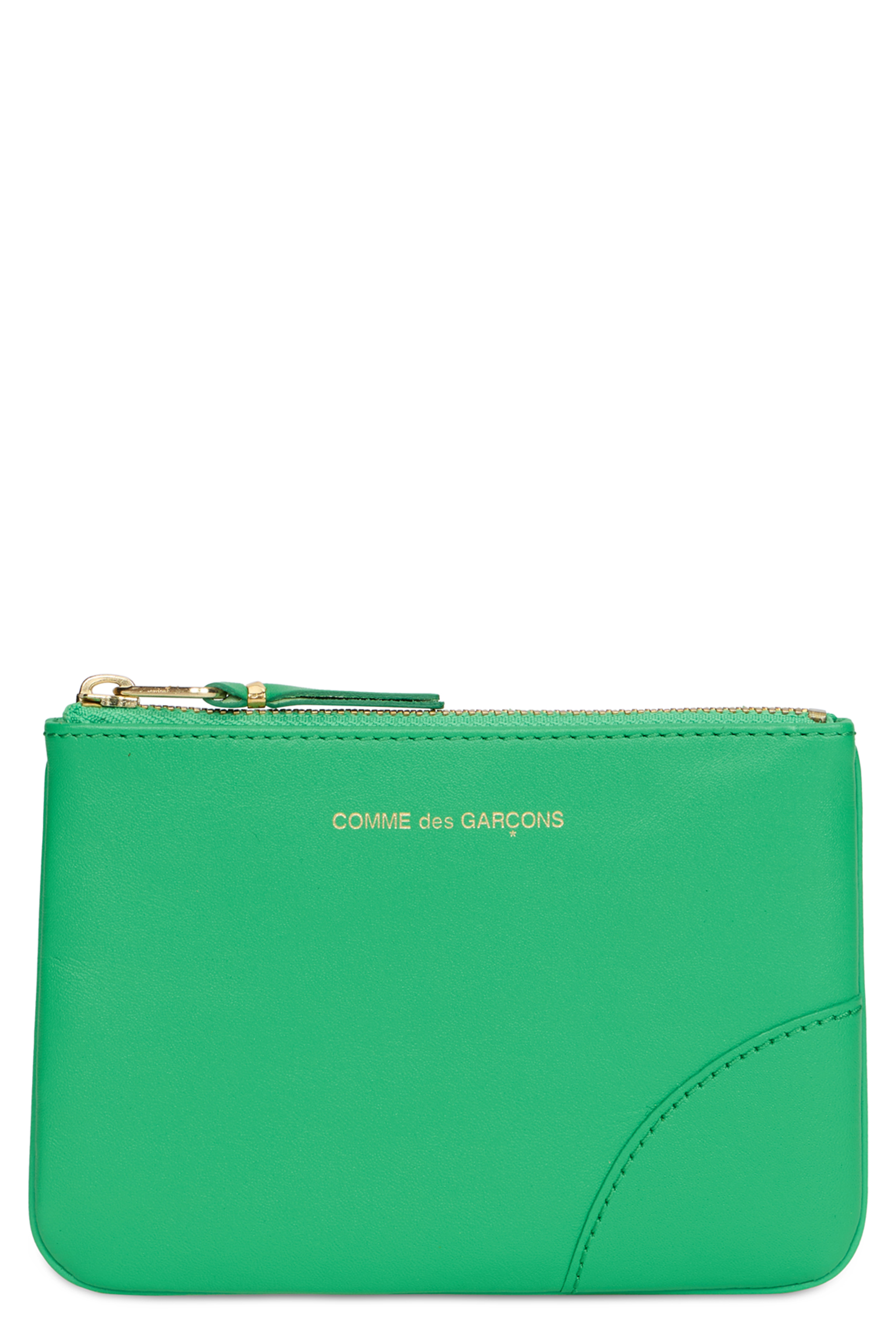Wallet with zip closure