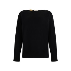 Sweater with golden detail
