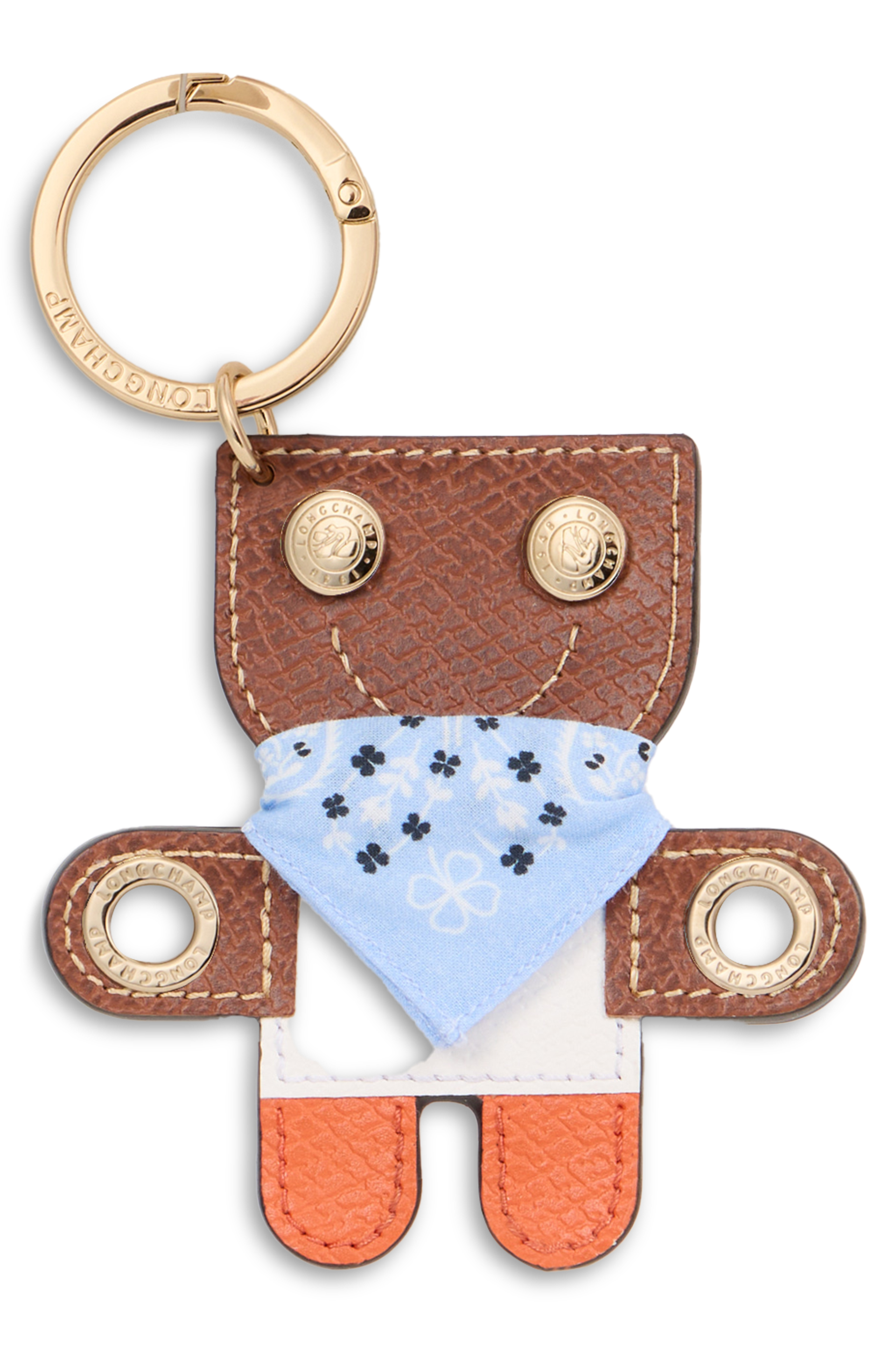 Leather keychain