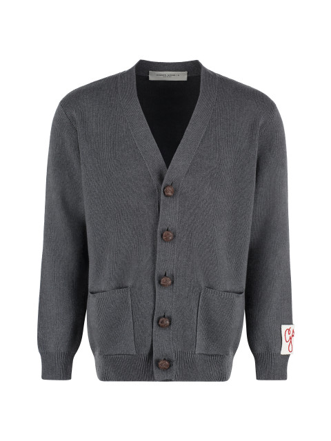 Ribbed-knit cardigan