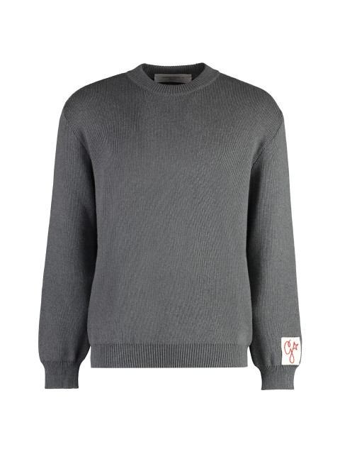 Davis Cotton crew-neck sweater