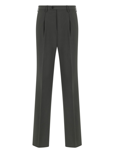 Straight cotton pants