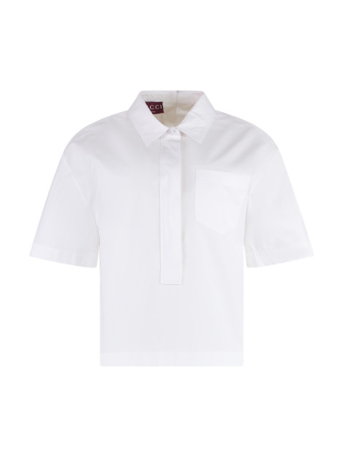 Cotton poplin shirt