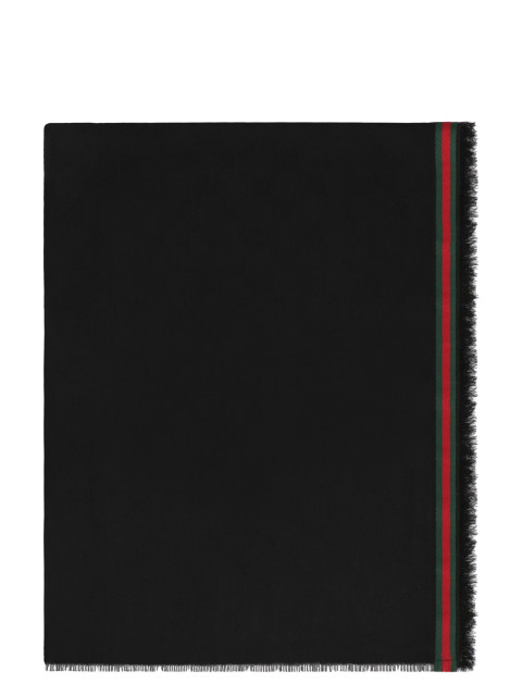 Cotton-silk blend scarf