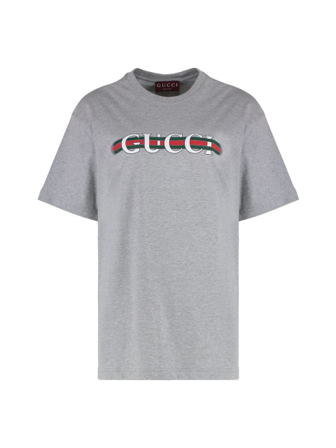 Cotton crew-neck T-shirt