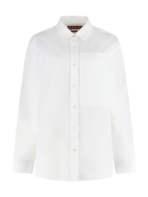 Cotton poplin shirt