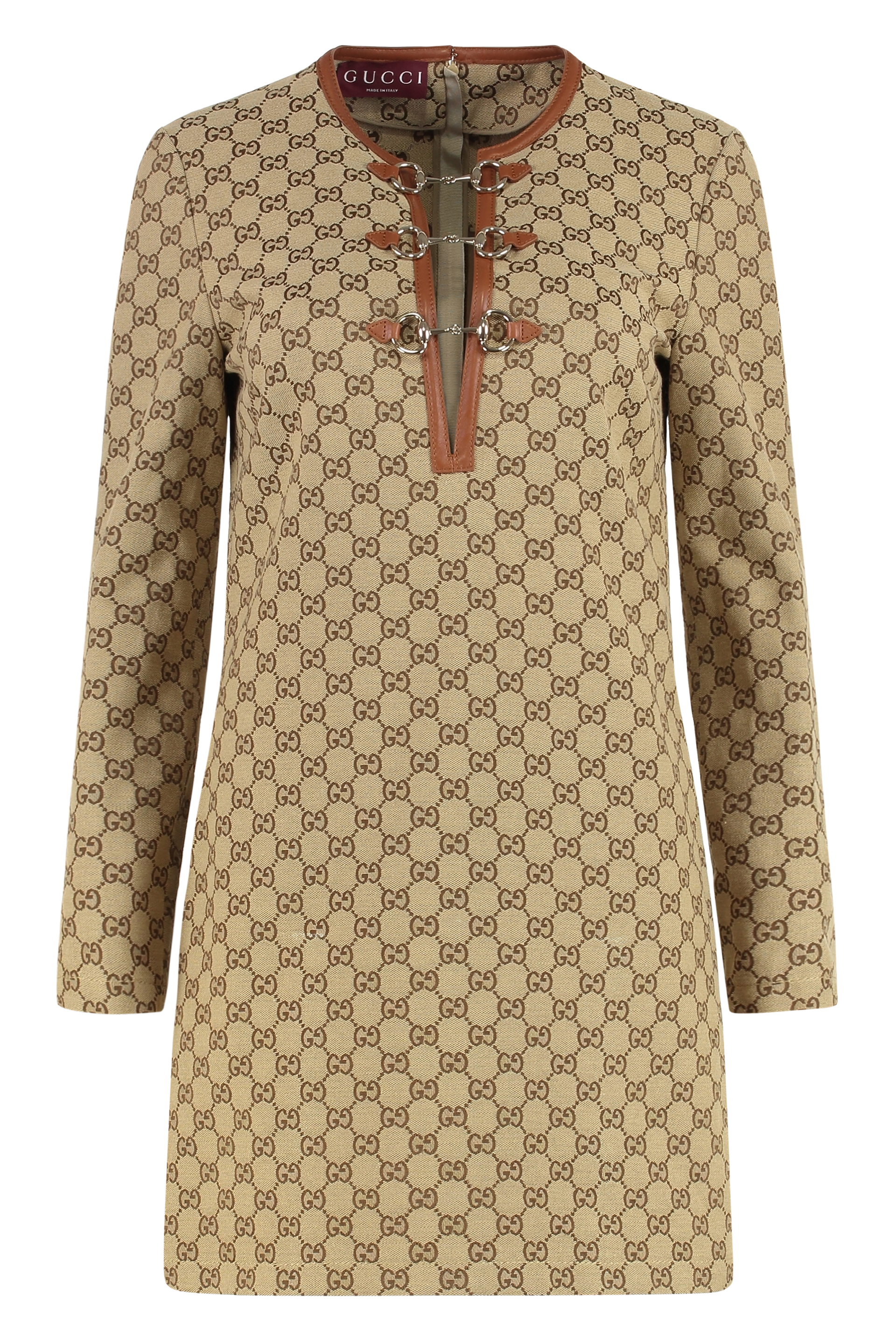 GG jacquard fabric dress