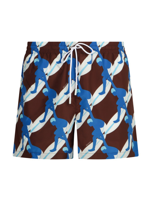 Printed swim shorts