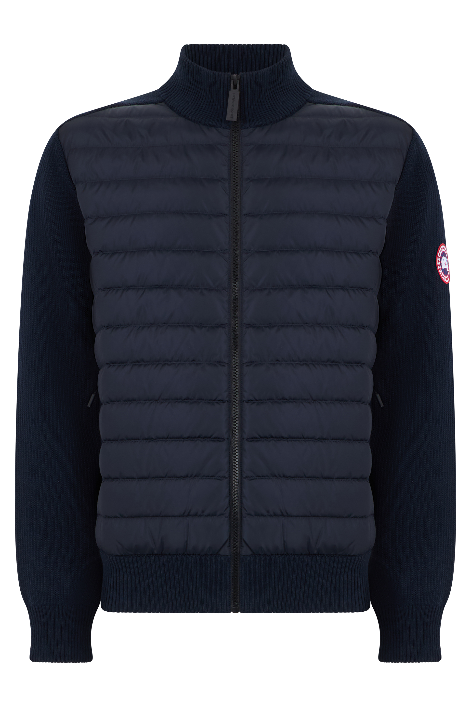 Wool jacket with padded inserts
