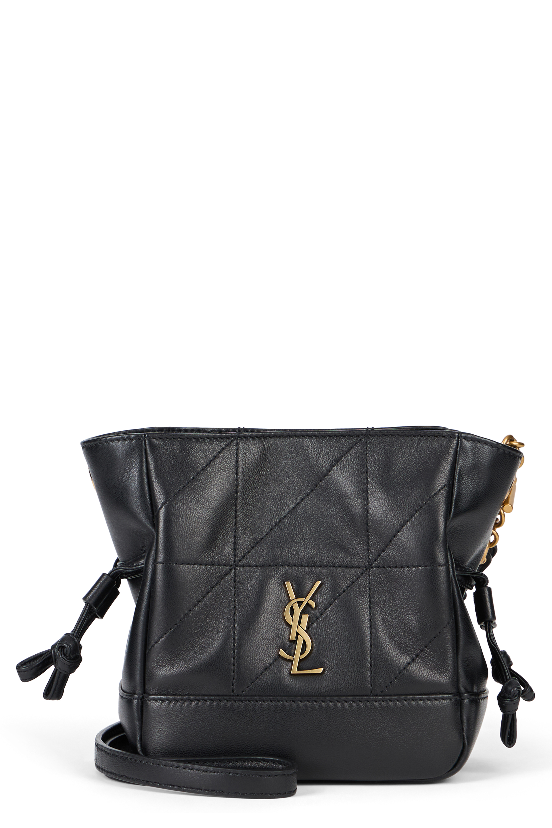 Jamie mini bucket bag in leather
