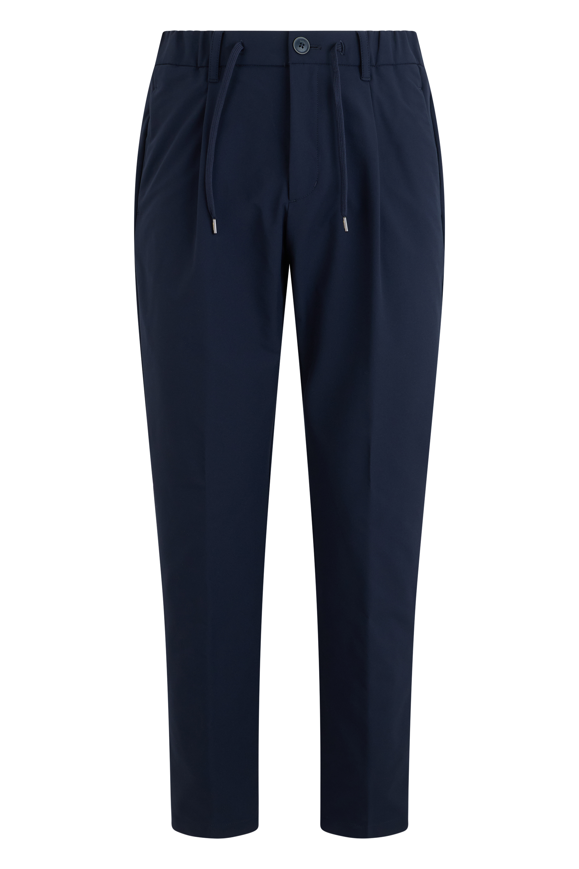 Casual pants with elastic at the waist