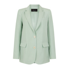 Blazer with buttons in lyocell