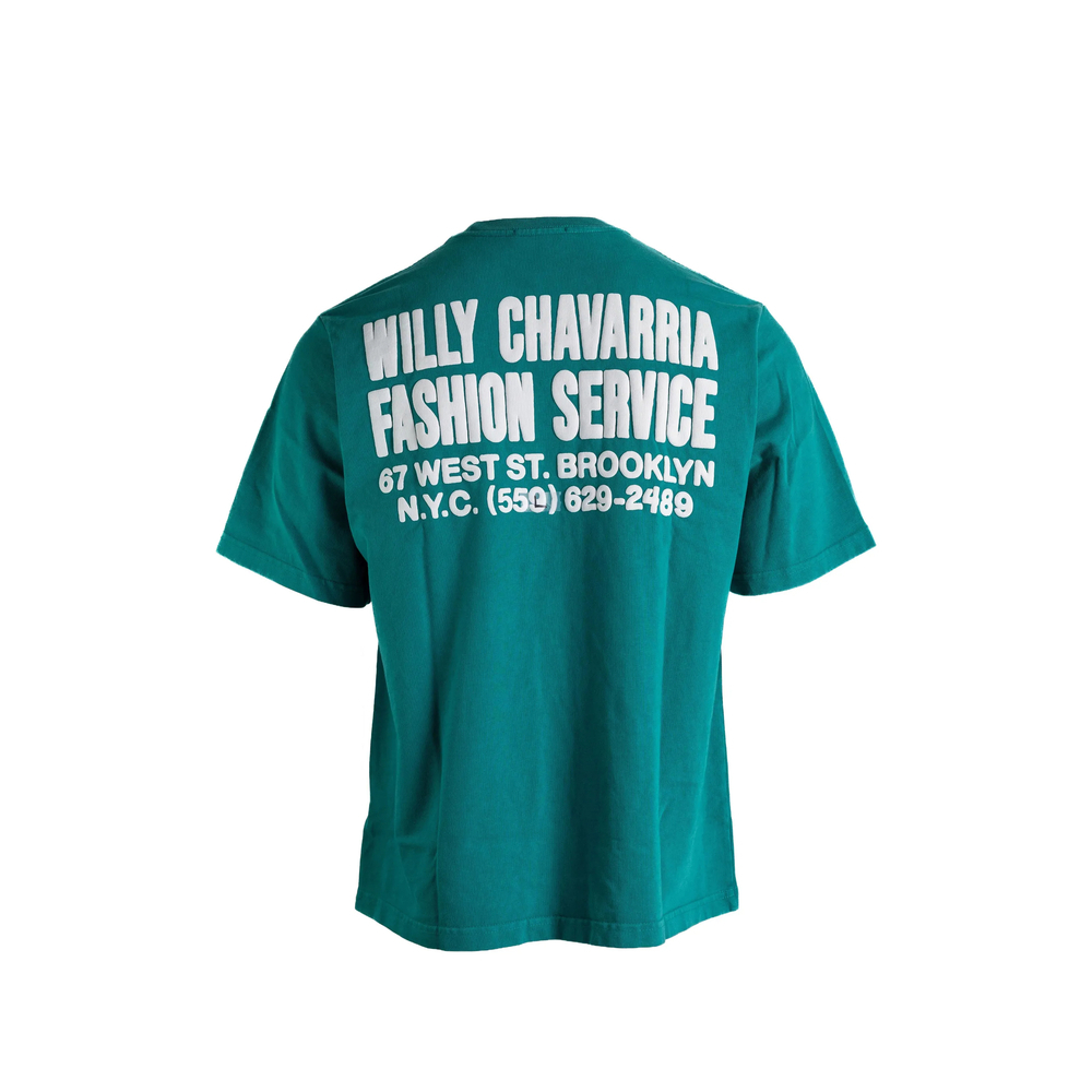 [Willy Chavarria] T-shirts Short Sleeve FW26 MUJTE029-100 061N GREEN