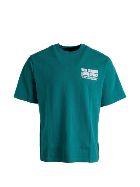 [Willy Chavarria] T-shirts Short Sleeve FW26 MUJTE029-100 061N GREEN