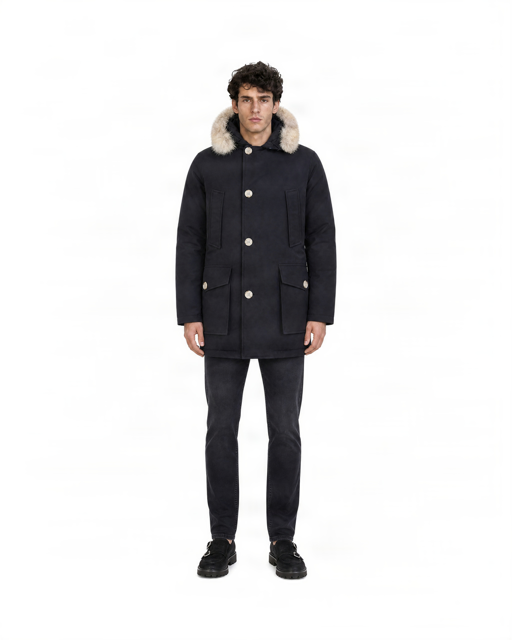 [Woolrich] Jacket FW26 CFWOOU0482MBUT0001BLK