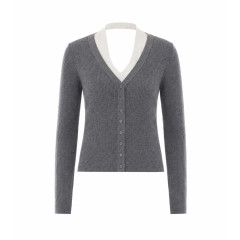 [Eleh] Cardigan FW26 0008.GRIGIO