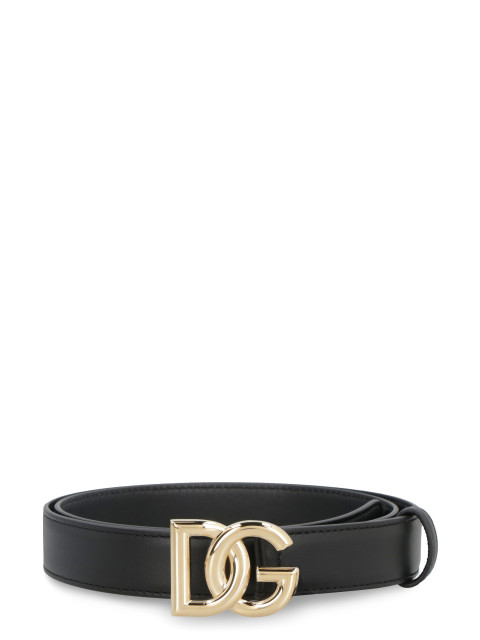 DG buckle leather belt