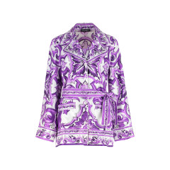 Printed twill shirt