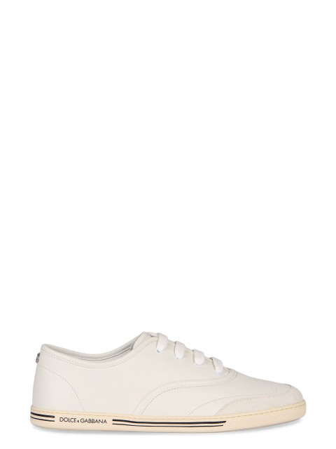 Leather low-top sneakers