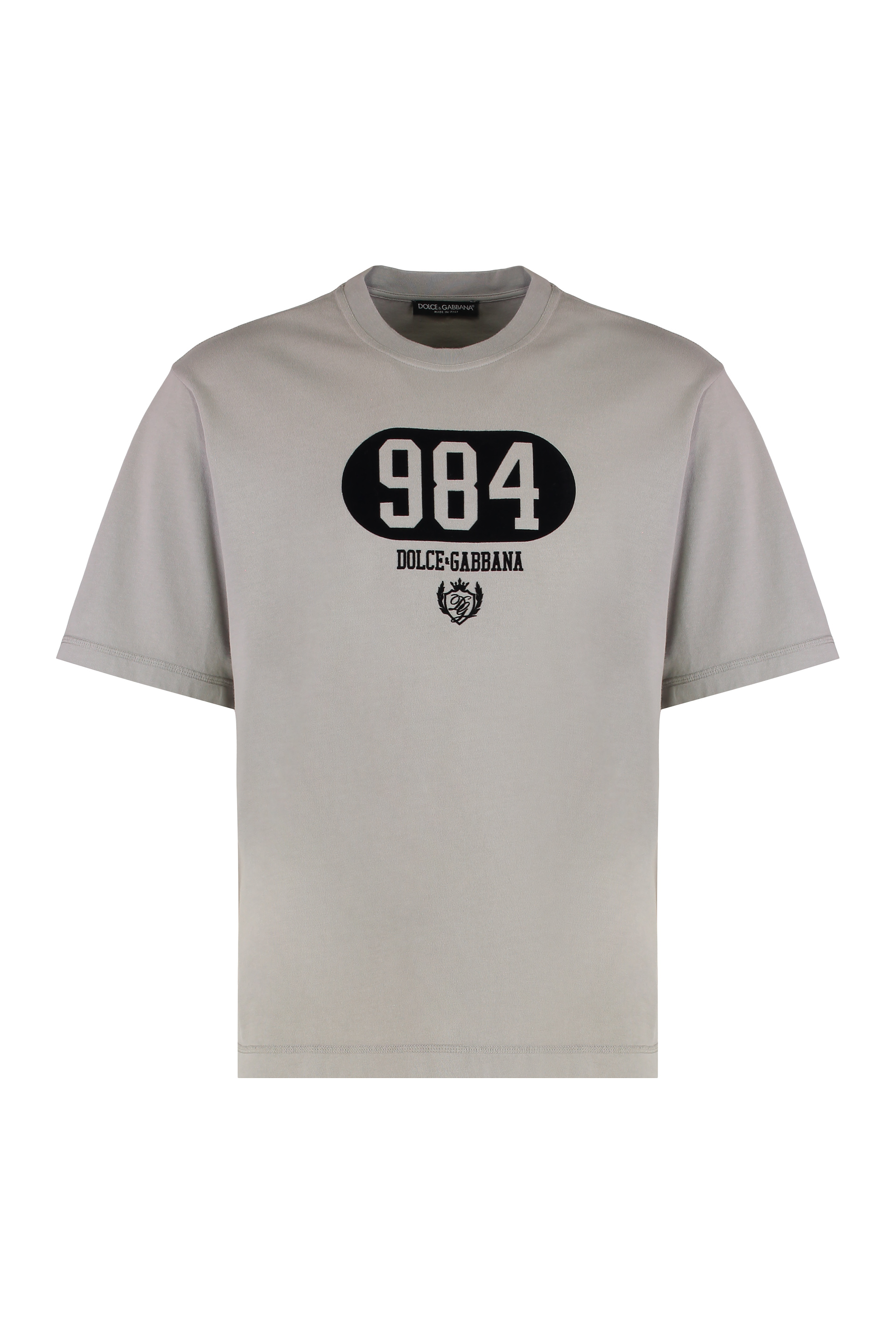 Crew-neck T-shirt in cotton