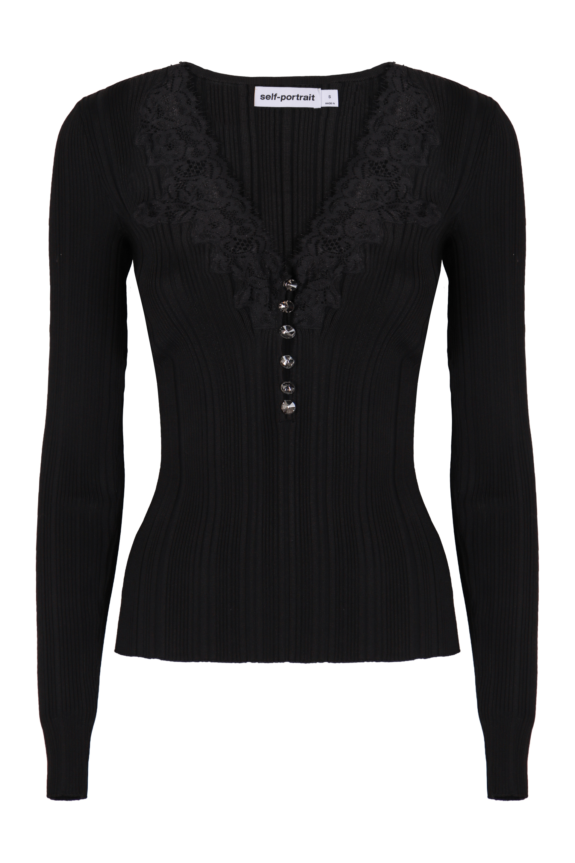 Sweater with lace