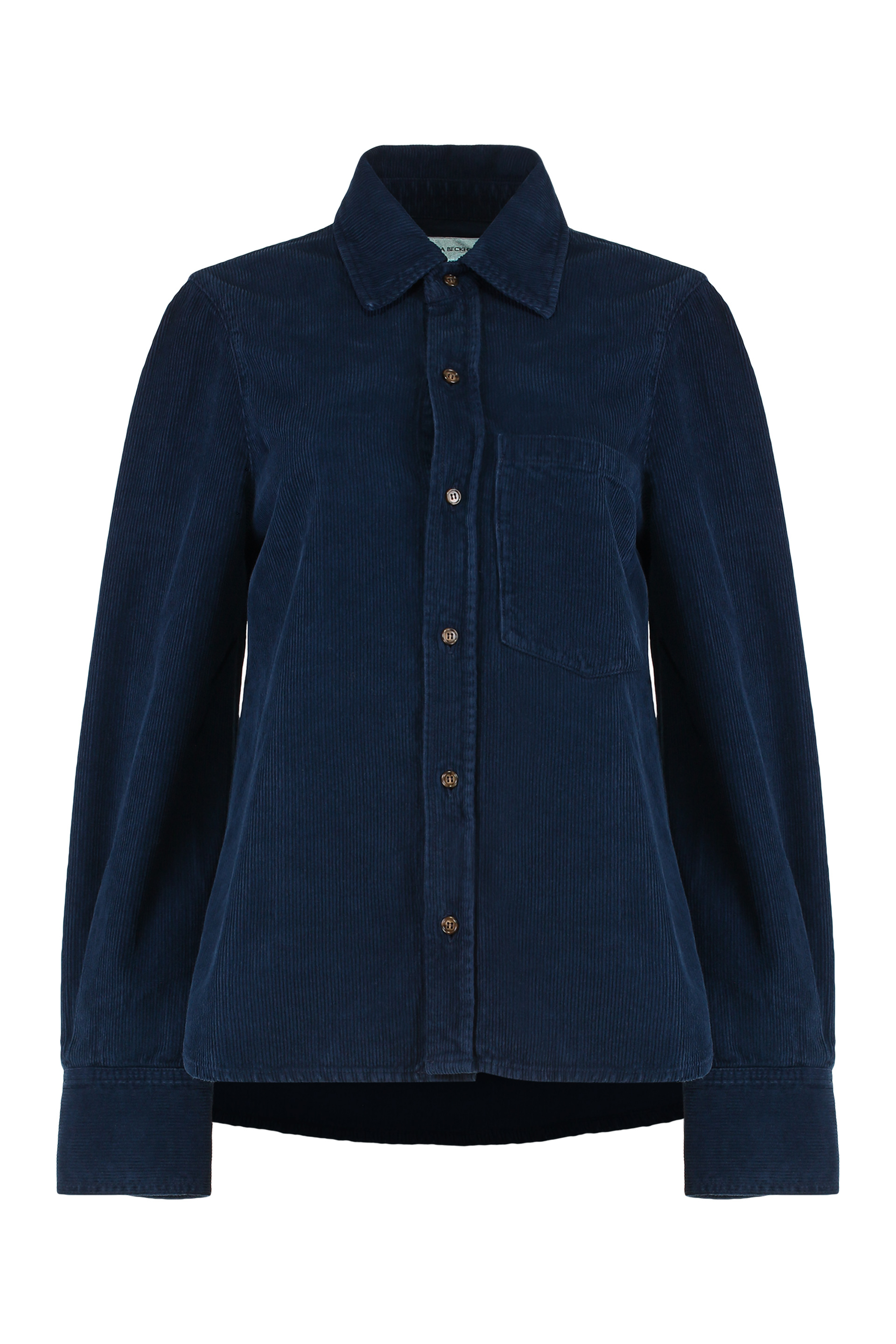 Cordially, I will translate the text from Italian (IT) to English (EN). <br /><br />The translation of "Camicia in velluto a coste" is "Corduroy shirt".