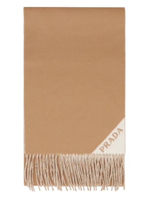 Double cashmere scarf