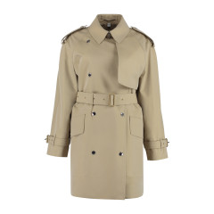 Gabardine trench coat
