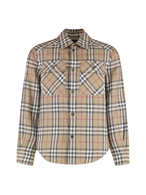Checked cotton shirt