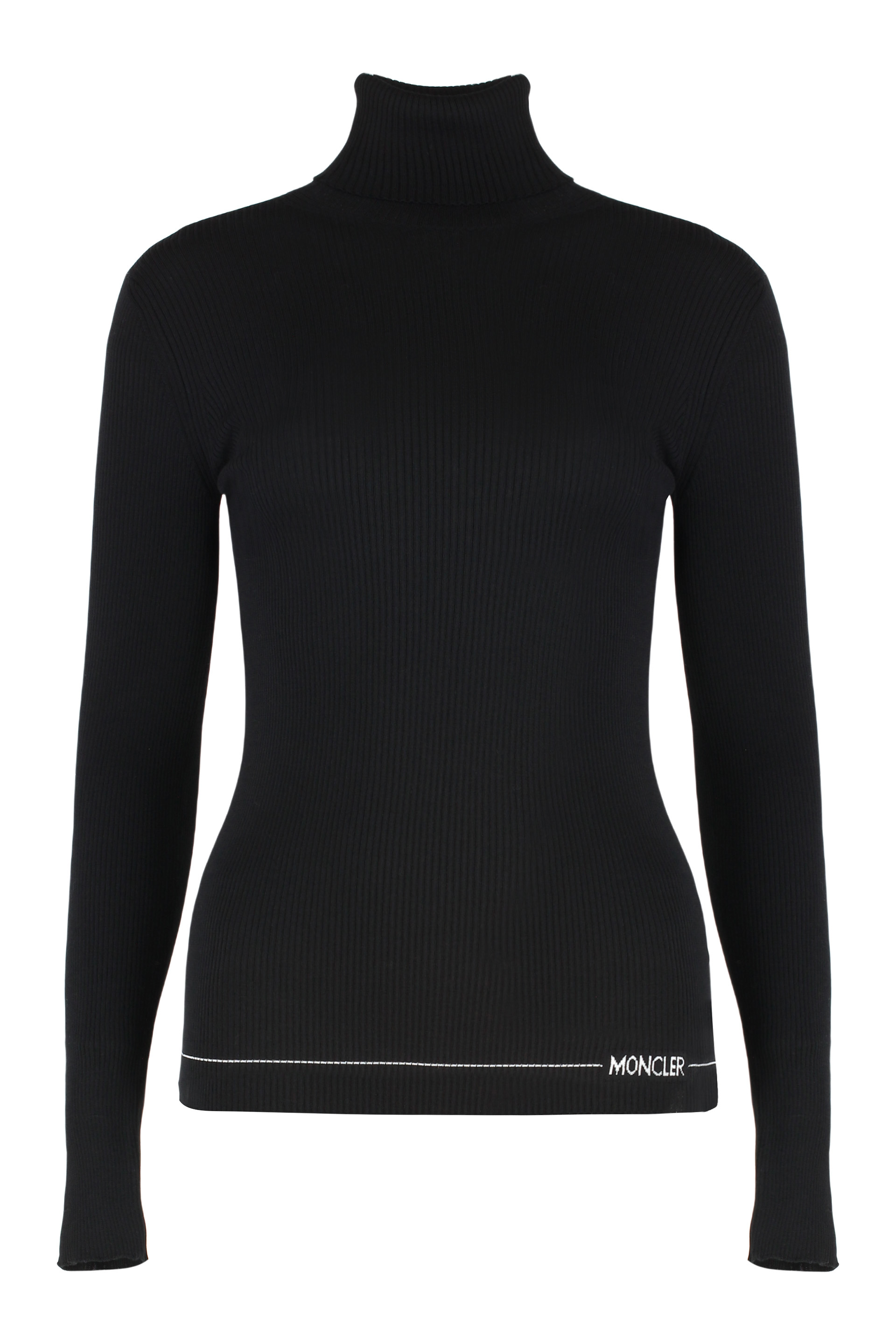 Sweater with a turtleneck in wool