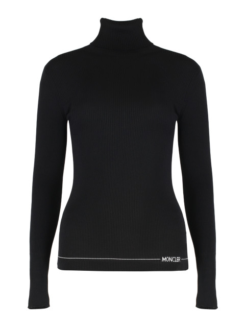 Sweater with a turtleneck in wool