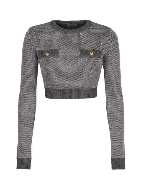 Sweater with sequins