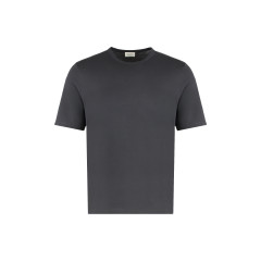 Round neck T-shirt in cotton