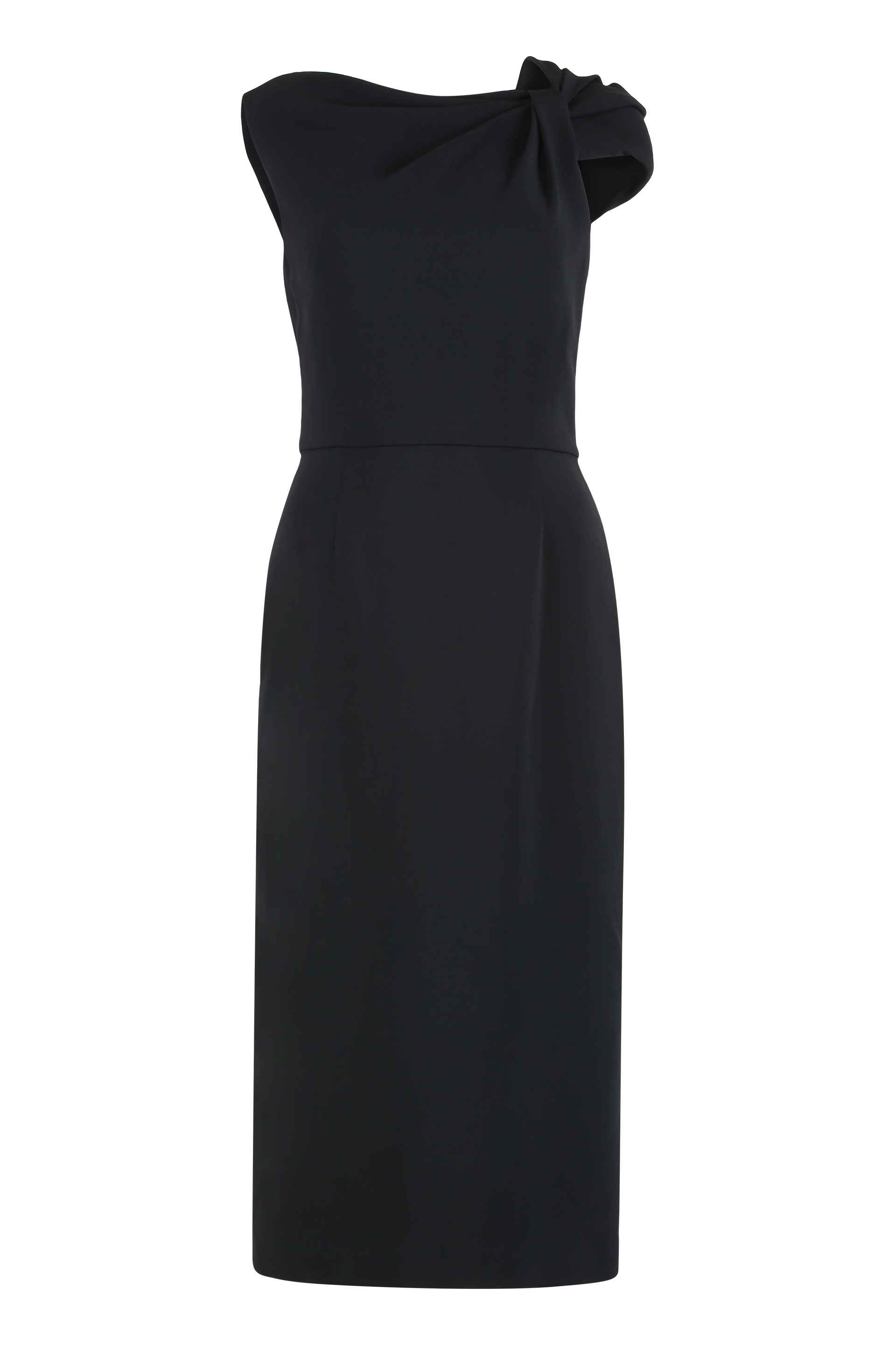 Midi dress in cady
