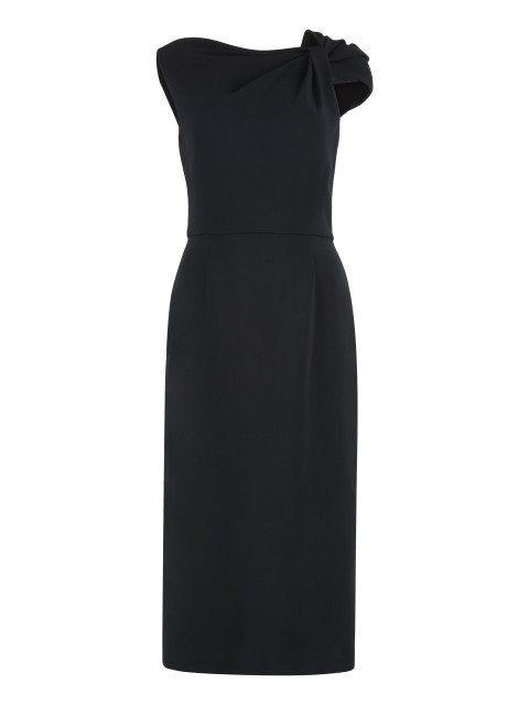 Midi dress in cady