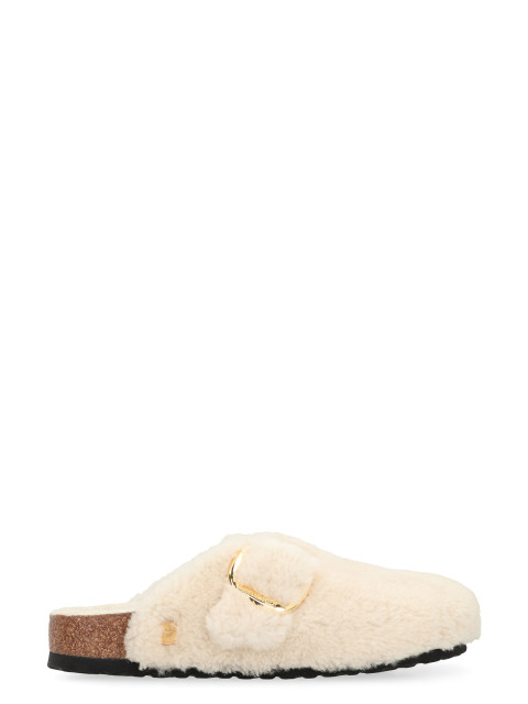 Mule boston big buckle shirring