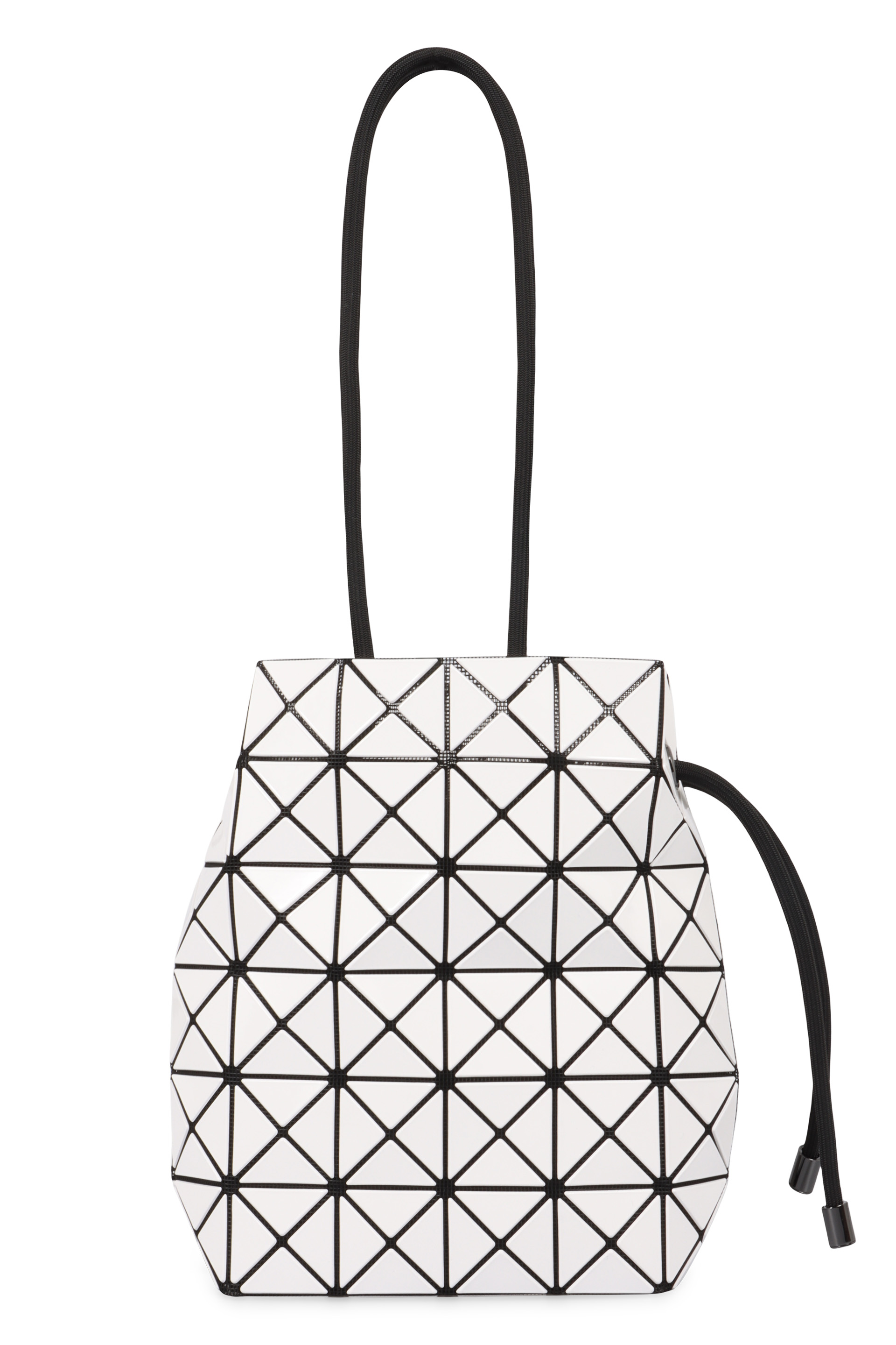 Geometric bucket bag