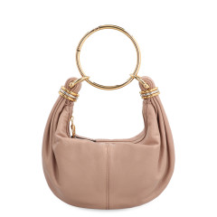 Bracelet leather hobo-bag