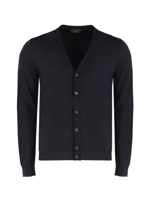Cardigan in virgin wool