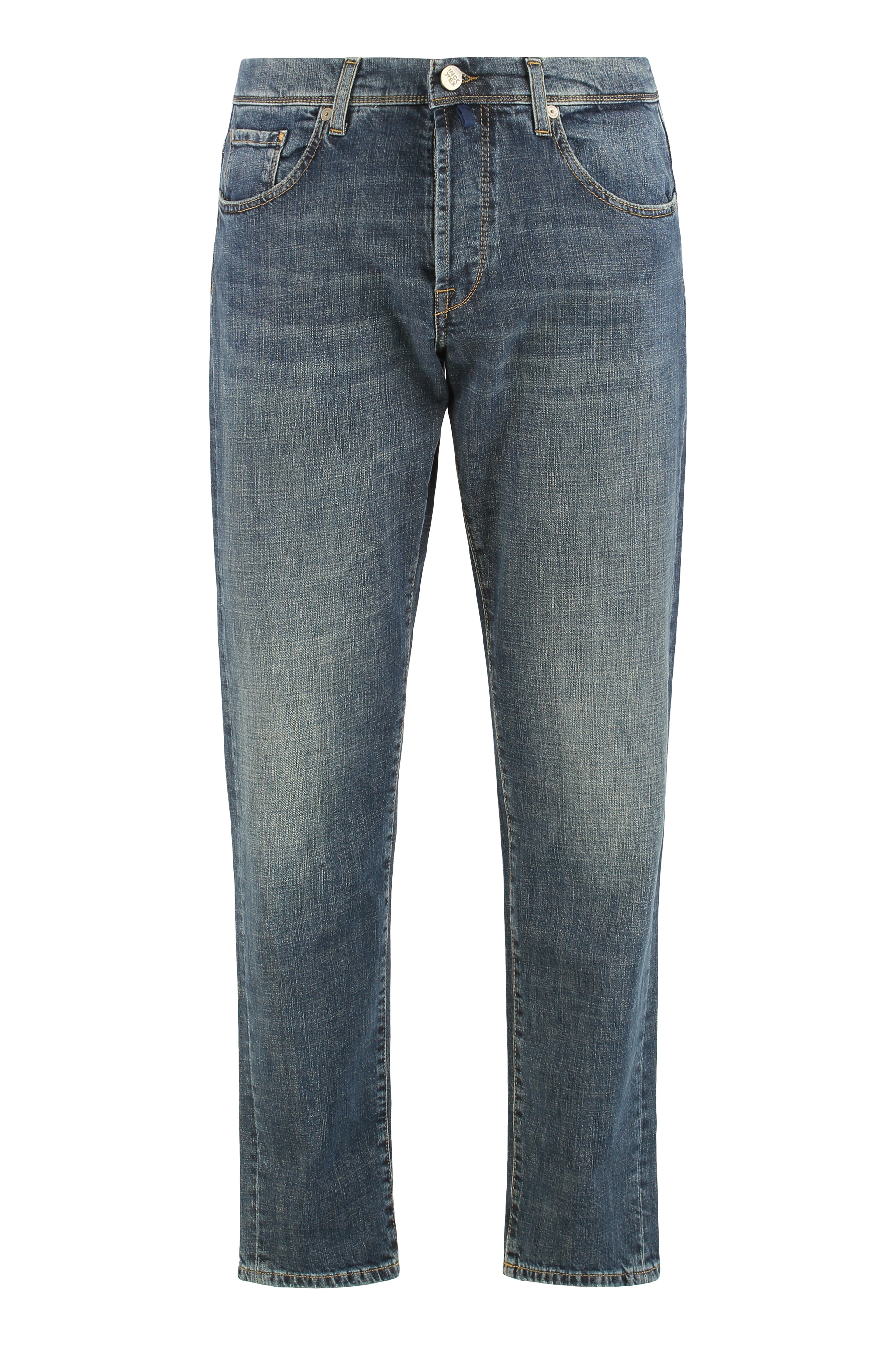 Slim fit jeans with five pockets