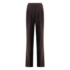 Wool blend trousers