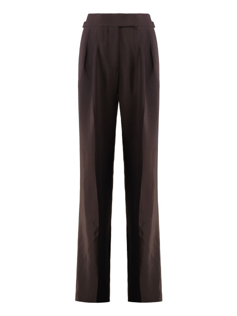 Wool blend trousers