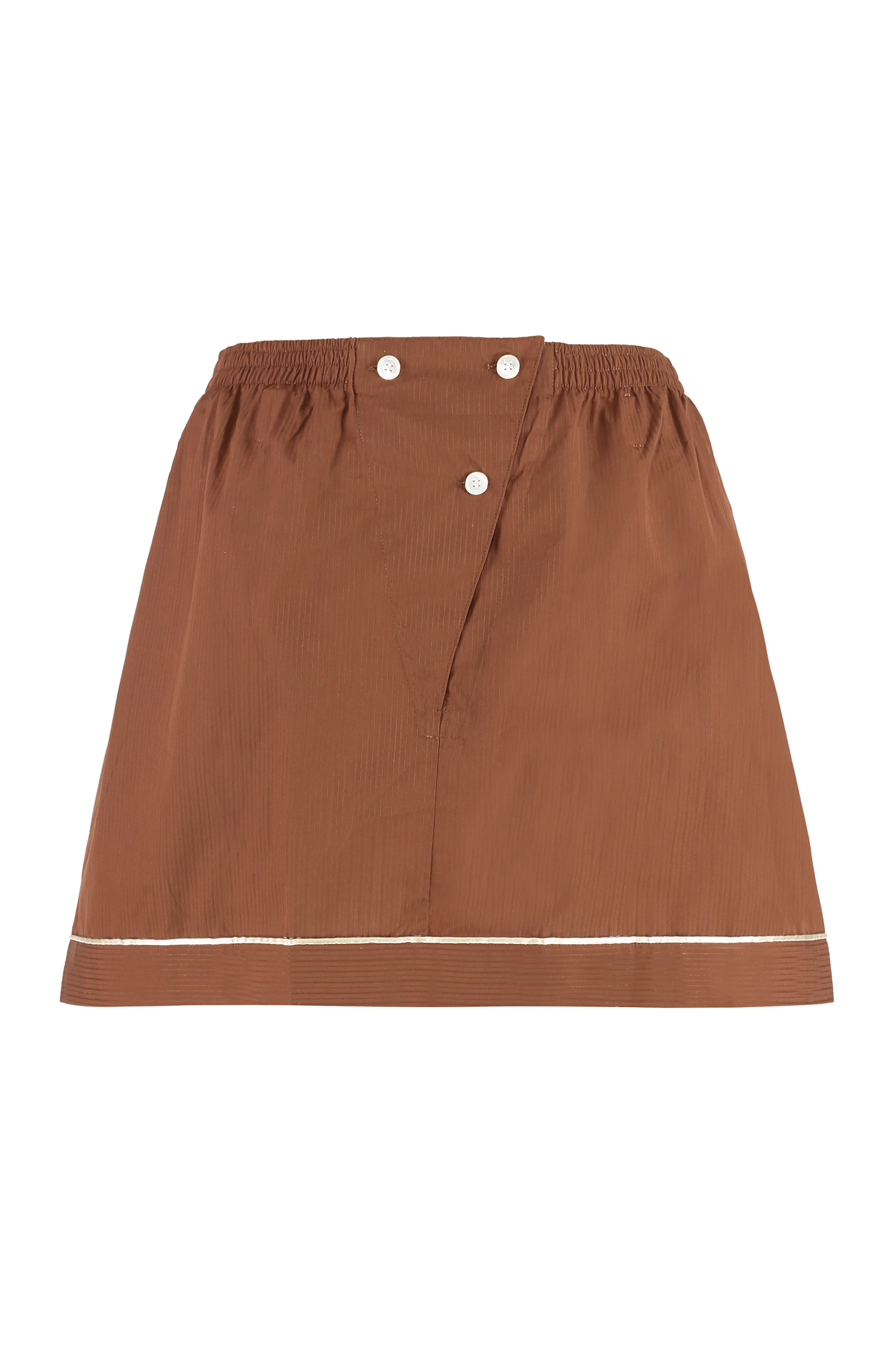 Cotton mini-skirt